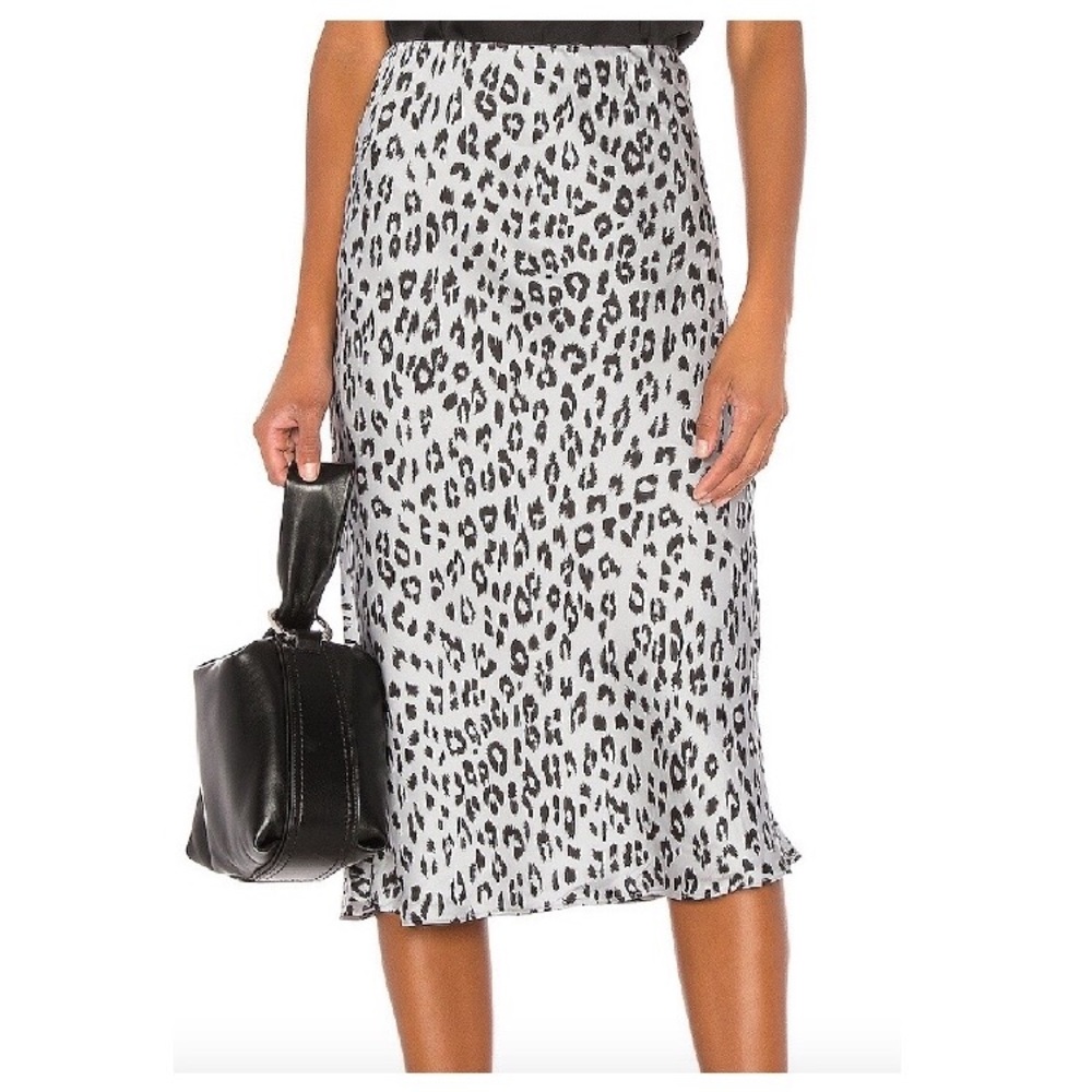 Mayah Leopard Skirt by Bardot from Revolve